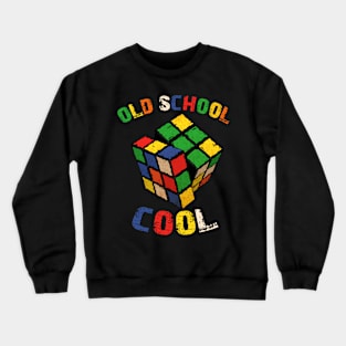 Old school cool for dark Crewneck Sweatshirt